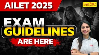 AILET 2025  Exam Guidelines for Candidates  Complete Information  By Nupur Maam [upl. by Irollam]