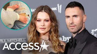 Behati Prinsloo Posts 1st Photo of Baby No 3 w Adam Levine [upl. by Irene466]