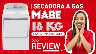 ✅ Review Completo Secadora a Gas MABE 18 KG  SMG26N5MNBAB0  Gran Hogar [upl. by Byrne]