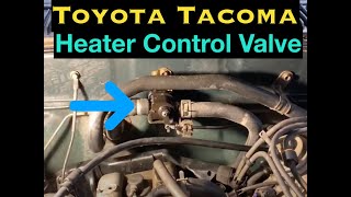 DIY Toyota Tacoma Heater Control Valve Replacement 1998 27Liter 2WD PreRunner Tacoma HCV [upl. by Aubrette]