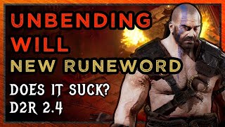 Does UNBENDING WILL suck New Runeword  Diablo 2 Resurrected [upl. by Anires]