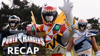 Power Rangers  Dino Super Charge Recap [upl. by Ellinej]