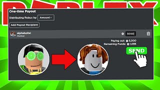 HOW TO GIVE OR SEND YOUR FRIENDS ROBUX THE EASIEST WAY [upl. by Marrissa187]