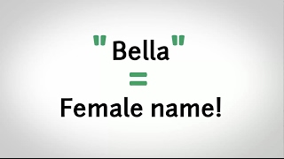 What Does Bella Mean [upl. by Aja484]