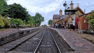 Drivers Eye View – Severn Valley Railway – Kidderminster to Bridgnorth [upl. by Elka747]