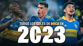 TODOS los GOLES de BOCA JUNIORS en 2023 [upl. by Burdelle]