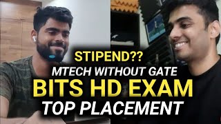 BITS HD EXAM complete information  MTech WITHOUT GATE [upl. by Nodnrb261]