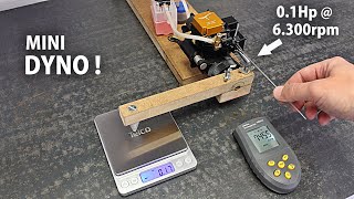 Simplest DYNO for RC Engines  Prony Brake Dynamometer [upl. by Sisak246]