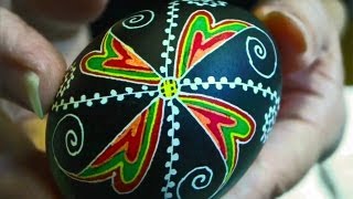 Learn How to Dye amp Color Easter Eggs  Decorate Ukrainian Ukraine Pysanky Pysanka Beginner Egg [upl. by Dlawso]