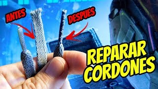 REPARAR los CORDONES de tus SNEAKERS TENIS o Zapatilla FÁCIL [upl. by Etolas]