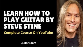 Learn How To Play Guitar by Steve Stine  Beginner Guitar Lesson 1 [upl. by Ingold]