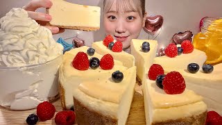 ASMR 冷凍チーズケーキ Frozen Cheesecake【日本語字幕】【咀嚼音 Mukbang Eating Sounds】 [upl. by Ignacius10]