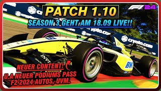 Patch 110 bringt uns eine bessere KI  F2 2024 Autos  F1 24 Patchinfo [upl. by Eima]