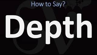 How to Pronounce Depth CORRECTLY [upl. by Polak]