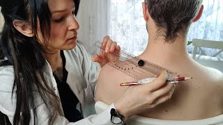 ASMR Unique Procedure Of Some Experiments On The Shoulder [upl. by Burkhart279]