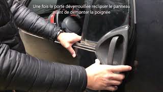 débloquer porte smart fortwo verrouillé intérieur extérieur [upl. by Stephani]