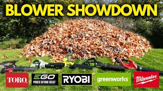 Ultimate Leaf Blower Battle Don’t Buy Until You Watch [upl. by Pry]