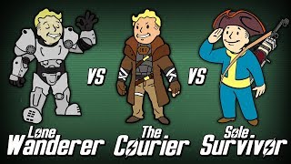 Lone Wanderer vs The Courier vs Sole Survivor  Who Wins Round 1 [upl. by Grania]