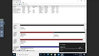 Setting up drives and volumes in Disk Management for Windows 10 [upl. by Yetsirhc154]