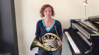 Play the French Horn Lesson 1A Buzzing [upl. by Itsyrc]