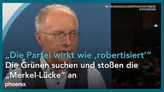 GrünenParteitag Politikwissenschaftler Prof Korte zieht eine Zwischenbilanz [upl. by Akiehs]