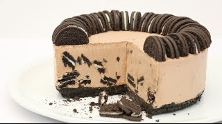 Oreo amp Nutella ICE CREAM Cake How To Make from CakesStepbyStep [upl. by Suelo]