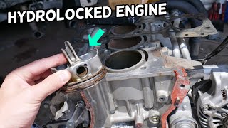 WHAT IS A HYDROLOCKED ENGINE WATER SEIZED ENGINE [upl. by Magas638]