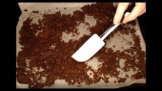 HOW TO MAKE CRUMBLE WITH COCOA  Yummy Recipe to Dessert  Baking With Dora [upl. by Saied588]