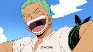 one piece zoro laughing compilation [upl. by Sikleb196]