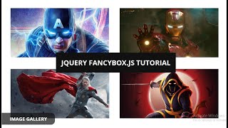 How to use JQuery FancyBox Plugin  FancyBox3 Tutorial  Beginners Tutorial [upl. by Ydnes551]