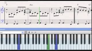 Partitura Piano Si No Te Hubieras Ido  Marco A Solis  demo [upl. by Valiant448]