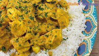 Pollo al curry  Ricetta in 1 minuto [upl. by Robbin]