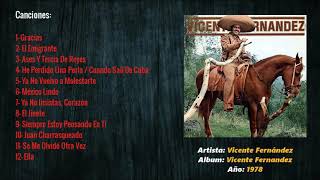 Vicente Fernández  Álbum Se Me Olvidó Otra Vez 1978 Disco Completo [upl. by Dustman]