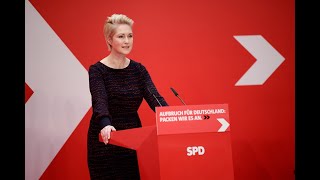 Manuela Schwesig beim Sonderparteitag der SPD [upl. by Yc913]