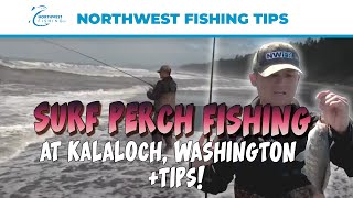 Surf Perch Fishing at Kalaloch Washington  Tips [upl. by Eldwun]