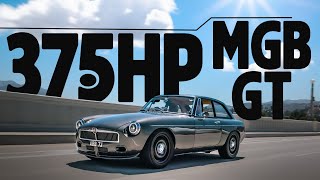 The Ultimate MGB GT Restomod  A Dream Car Transformation  Jay Lenos Garage [upl. by Aitnecserc]