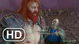 Odin Kills Thor For Kratos Scene 4K  God Of War Ragnarok [upl. by Mihe]