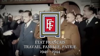 Maréchal nous voilà  Unofficial National Anthem of the French State 19401944 [upl. by Kostman]