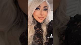 NEW look Blondes really do have more fun newlook blonde hairtok makeup transition [upl. by Stoops]