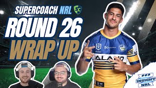 NRL Supercoach 2024  Weekly Wrap Up  Round 26 LIVE Review [upl. by Worrell465]