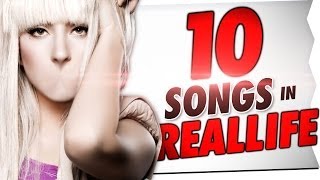 10 SONGS IN REALLIFE 2 [upl. by Bondy]