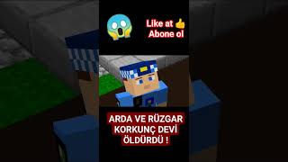 ARDA VE RÜZGAR KORKUNÇ DEVİ ÖLDÜRDÜ  😱  MİNECRAFT PARODİLERİ [upl. by Mclaurin119]