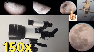 F30070M telescope 150x zoom test PART 1 [upl. by Assirehc]