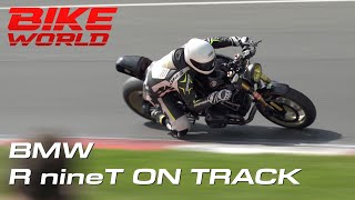 BMW R NineT On Track At Brands Hatch [upl. by Eremaj]