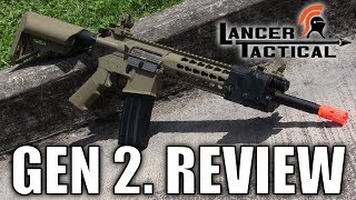 Lancer Tactical Gen 2 Keymod M4 Review LT19  Airsoft GI [upl. by Greenberg]