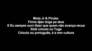 Piruka ft Mota JR  Ca Bu Fla Ma Nau Letra  Lyrics [upl. by Aisital304]