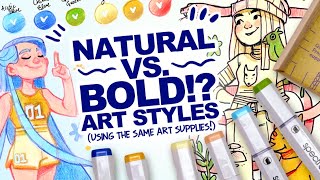 WHICH ART STYLE NATURAL OR BOLD  Upcrate Subscription Art Supplies Unboxing [upl. by Jammal]