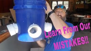 Gravity Chicken Feeder DIY Dont Make these Mistakes [upl. by Schatz]