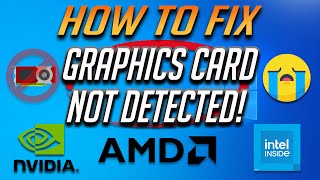 How To Fix Graphics Card Not Detected In Windows 108711  2025 [upl. by Gitlow]