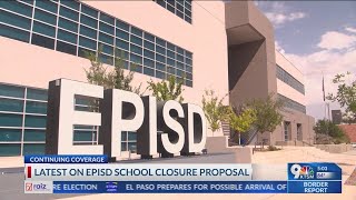 Latest on EPISD school closure proposal [upl. by Lefkowitz993]